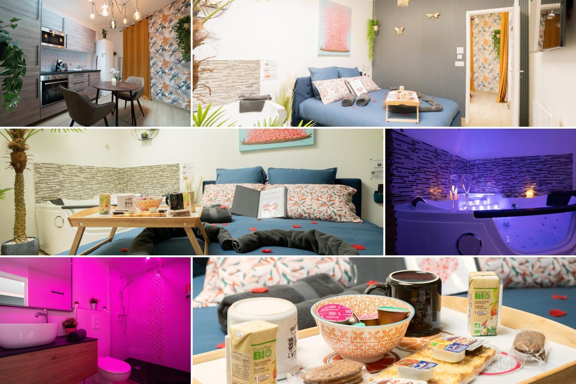 L'Escale Balneo'Romantique - Loveroom - Jacuzzi & Petit Dejeuner Villiers-sur-Marne Buitenkant foto